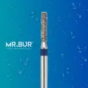 FG DIAMOND CYLINDER FLAT END (BLUE)