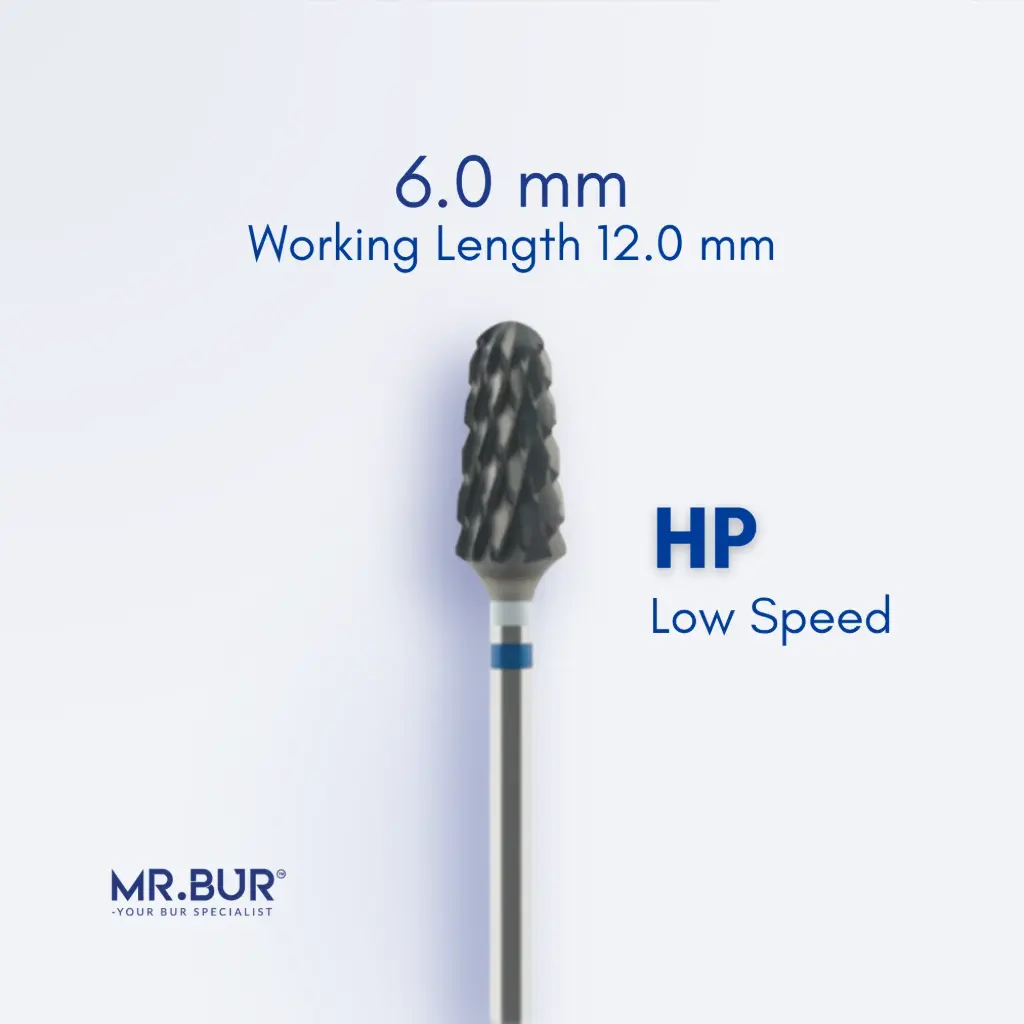 TC BUR FOR CVD COATING - CROSS CUT STANDARD