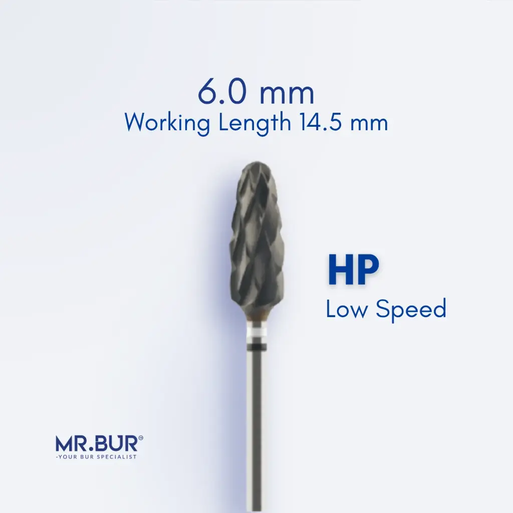 TC BUR FOR CVD COATING - CROSS CUT SUPER COARSE