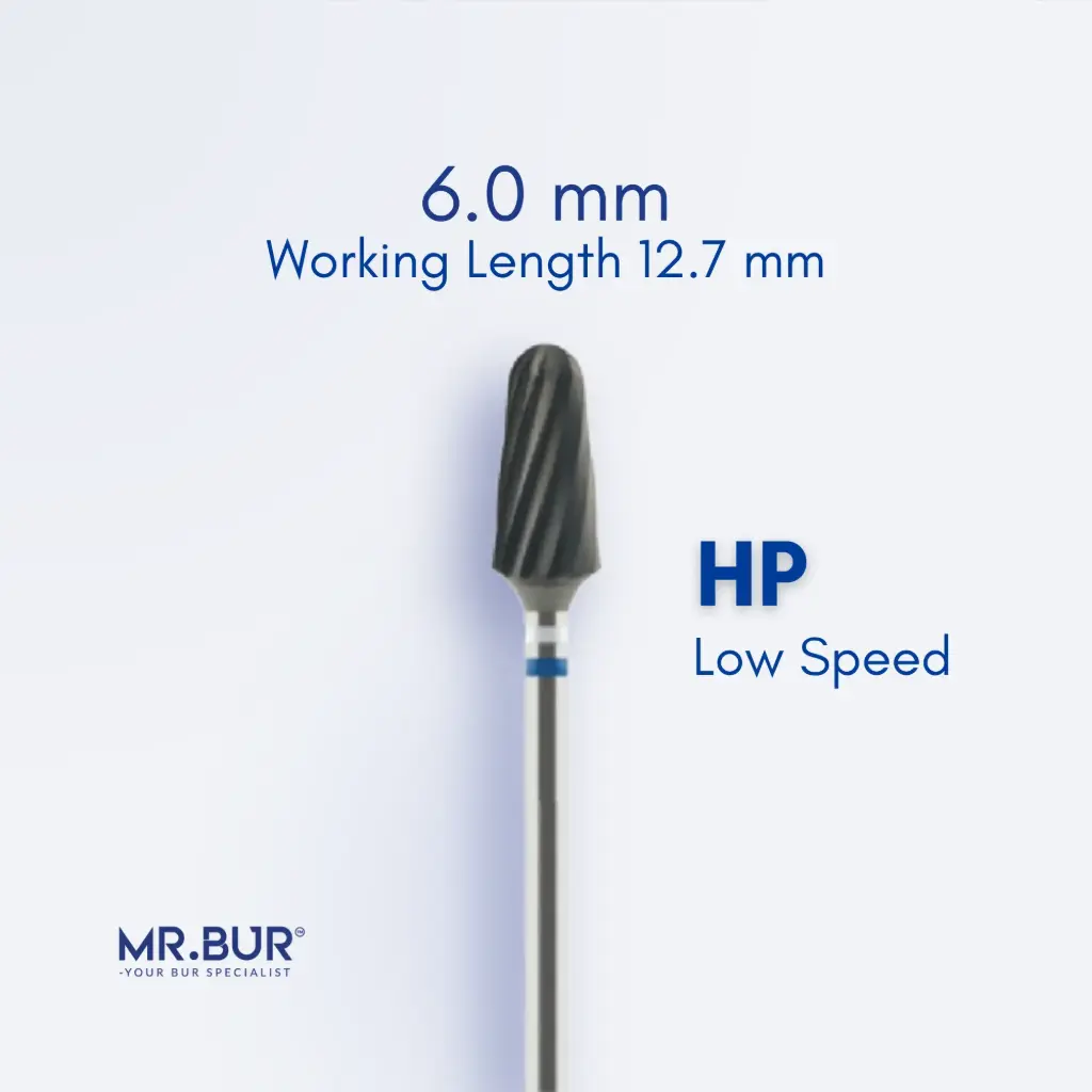TC BUR FOR CVD COATING - PLAIN CUT STANDARD