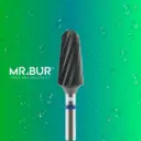 TC BUR FOR CVD COATING - PLAIN CUT STANDARD