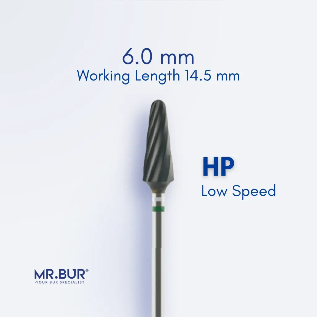 TC BUR FOR CVD COATING - PLAIN CUT COARSE