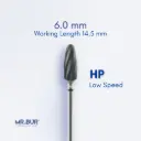 TC BUR FOR CVD COATING - PLAIN CUT SUPER COARSE