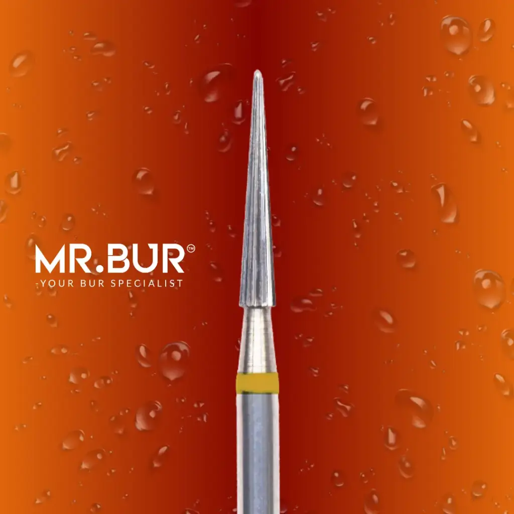 CF135F.314.014 FINISHING CARBIDE POINTED CONE