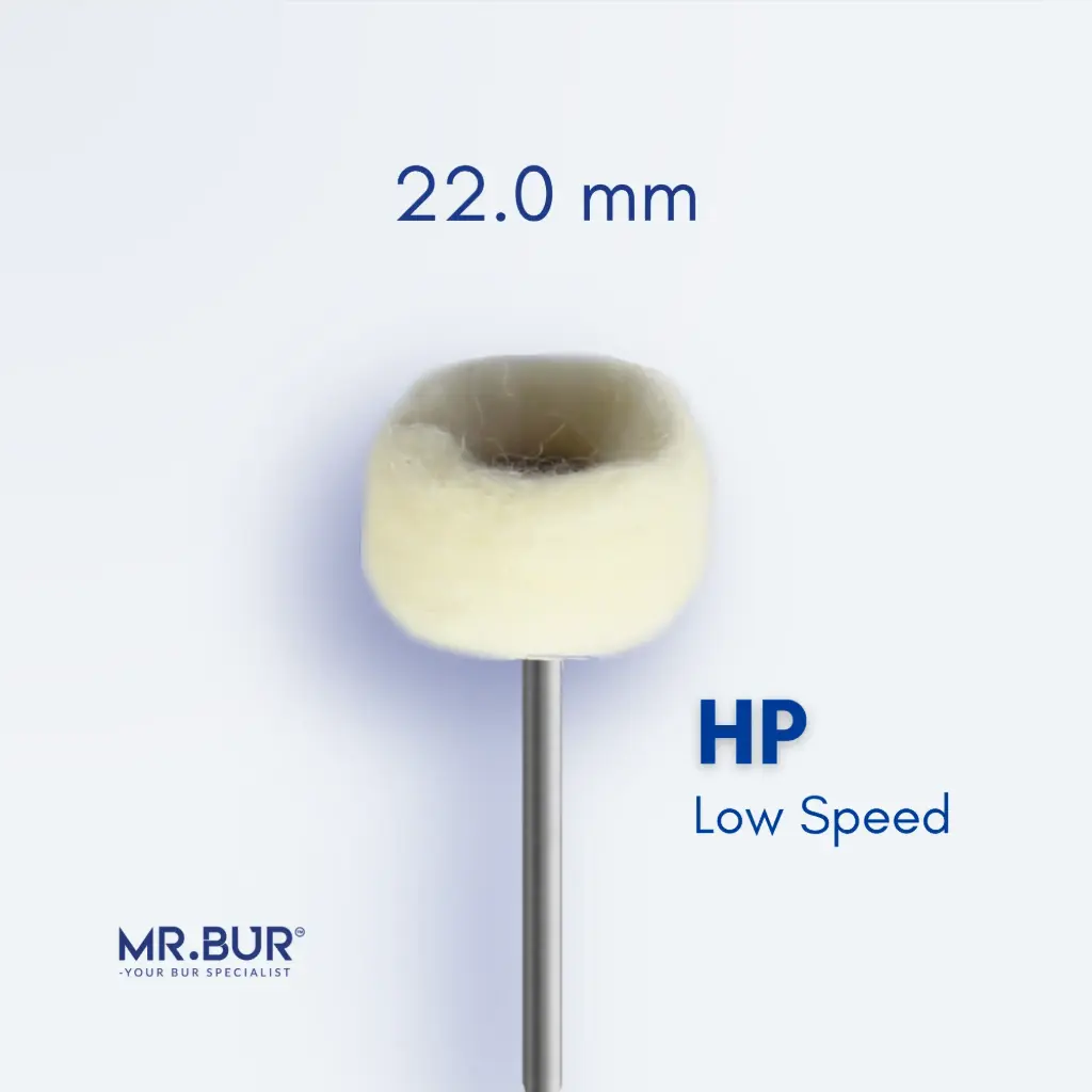 POLISHING BRUSH WHEEL SHAPE (WHITE/CASHMERE)