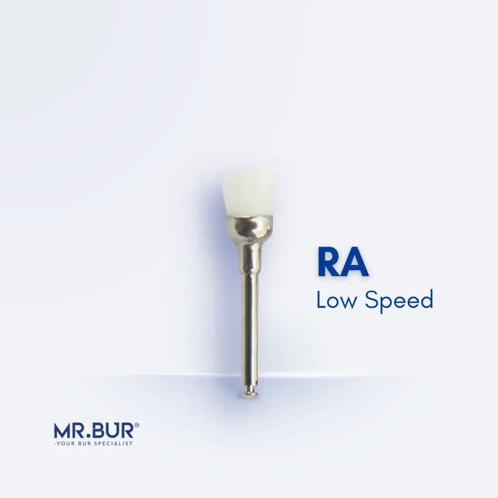 POLISHING BRUSHES RA 50PCS - WHITE NYLON