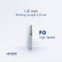 FGS DIAMOND TAPER FLAT END