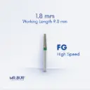FG MINI TAPER FLAT END