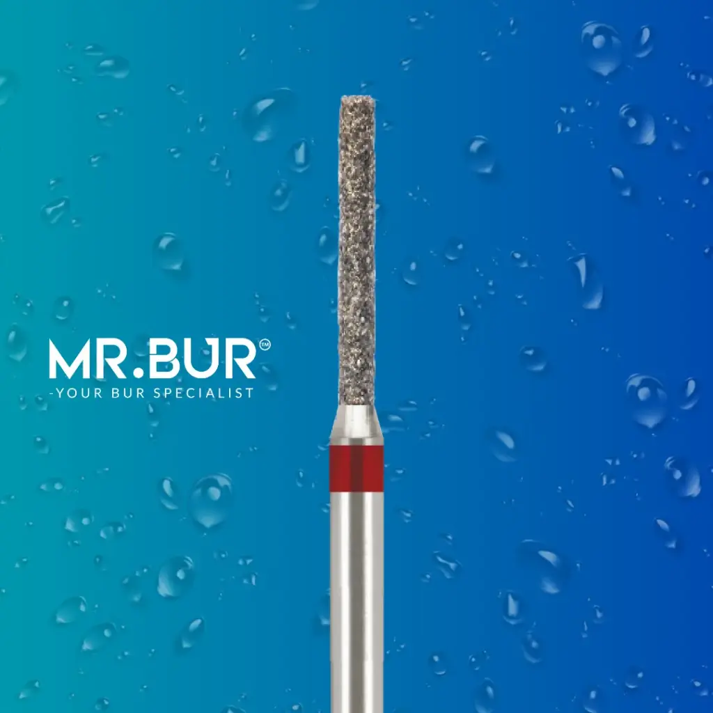 FG DIAMOND CYLINDER ROUND EDGE FINE