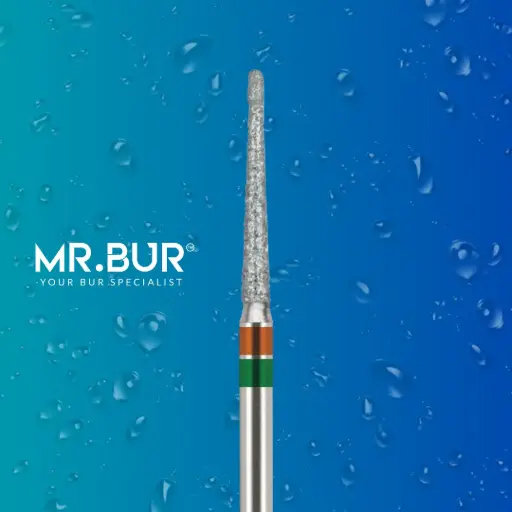 [X4] FG DOUBLE GRIT DIAMOND TAPER ROUND END