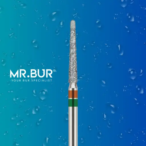 [X5] FG DOUBLE GRIT DIAMOND TAPER ROUND END