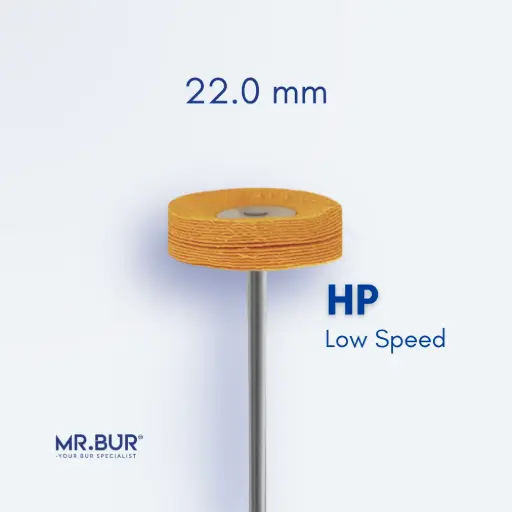 [01P22] POLISHING BRUSH WHEEL SHAPE (YELLOW)
