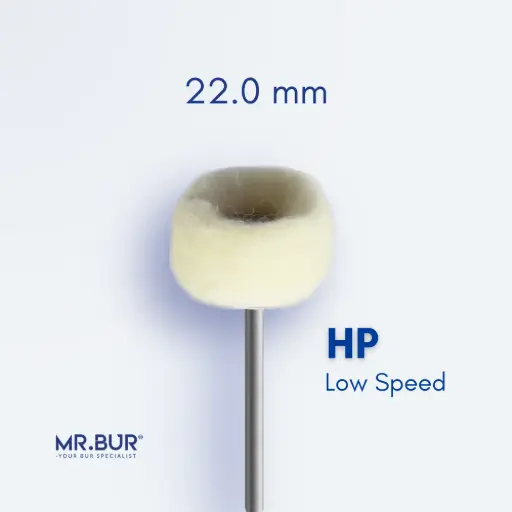 [01S22] POLISHING BRUSH WHEEL SHAPE (WHITE/CASHMERE)
