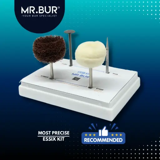 [ESSIX KIT] SPECIALTY LAB BUR KIT - ESSIX RETAINER KIT 4 STEPS