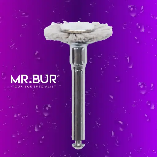 [R1G] POLISHING BRUSHES RA 50PCS - WHITE GOAT HAIR