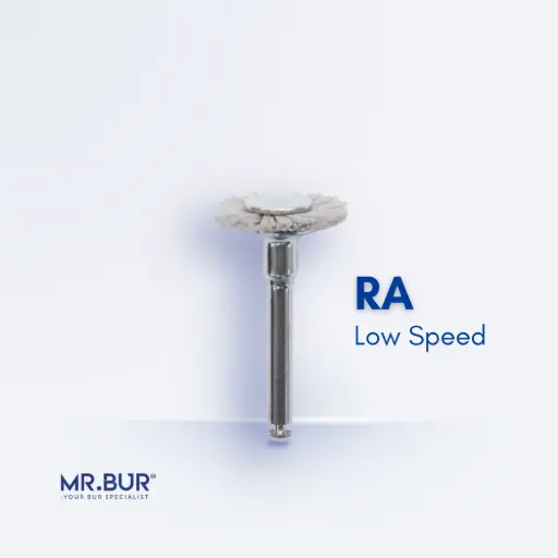 [R1G] POLISHING BRUSHES RA 50PCS - WHITE GOAT HAIR