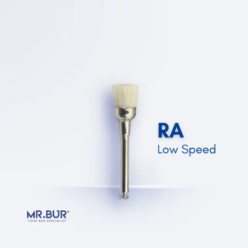 [R4G] POLISHING BRUSHES RA 50PCS - WHITE GOAT HAIR