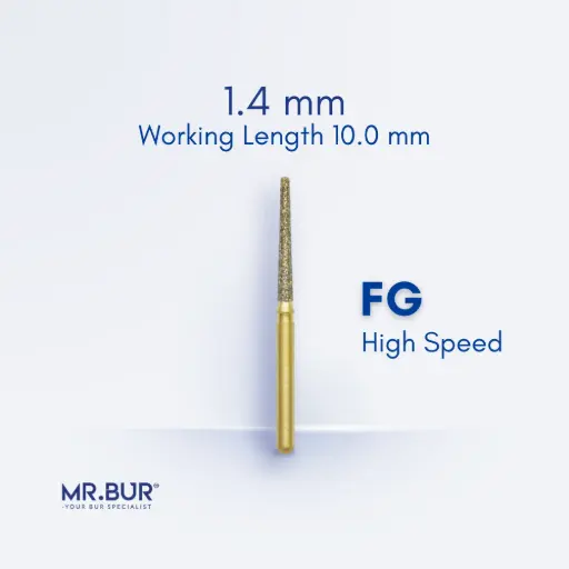 [28G - 848/14] FG GOLD TAPER FLAT END